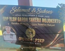 Puluhan Karangan Bunga Hadir di Hari Jadi & Peresmian YLBH Garda Sakera