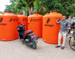 Sepulu Perkuat Cadangan Air, Empat Tandon Bantuan PHE WMO dan SKK Migas Disiapkan