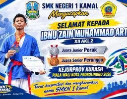 Torehkan Prestasi di Ajang Kurash, Siswa SMKN 1 Kamal Bawa Pulang Dua Medali