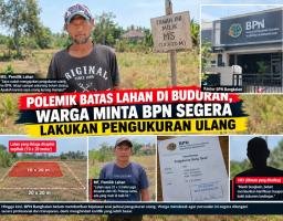 Polemik Batas Lahan di Buduran, Warga Minta BPN Segera Lakukan Pengukuran Ulang