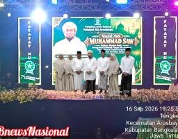 Keluarga Besar Kades Tengket Gelar Peringatan Maulid Nabi, Hadirkan K.H.R. Achamad Azaim Ibrohimy