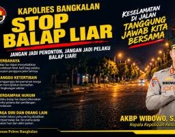 Polres Bangkalan Dorong Peran Warga Cegah Balap Liar, Bukan Sekadar Menjadi Penonton