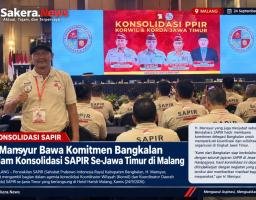 H. Mansyur Bawa Komitmen Bangkalan dalam Konsolidasi SAPIR Se-Jawa Timur di Malang