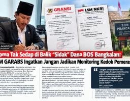 Aroma Tak Sedap di Balik "Sidak" Dana BOS Bangkalan: LSM GARABS Ingatkan Jangan Jadikan Monitoring Kedok Pemerasan!
