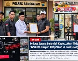 Diduga Serang Sejumlah Kades, Akun TikTok “Gerakan Rakyat” Dilaporkan ke Polres Bangkalan
