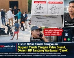 Kisruh Batas Tanah Bangkalan: Dugaan Tanda Tangan Palsu Diusut, Oknum HD Tantang Wartawan 'Carok'