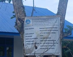 Program Revitalisasi UPTD SMP Negeri 1 Sirombu Senilai Rp1 Miliar Lebih Diduga Tidak Transparan.