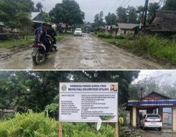 Duit Rakyat Rp11,9 M Jadi 'Kubangan Lumpur, Netizen Tuding UPT Gunungsitoli dan PPK Sengaja Main Mata Sembunyikan SPK!