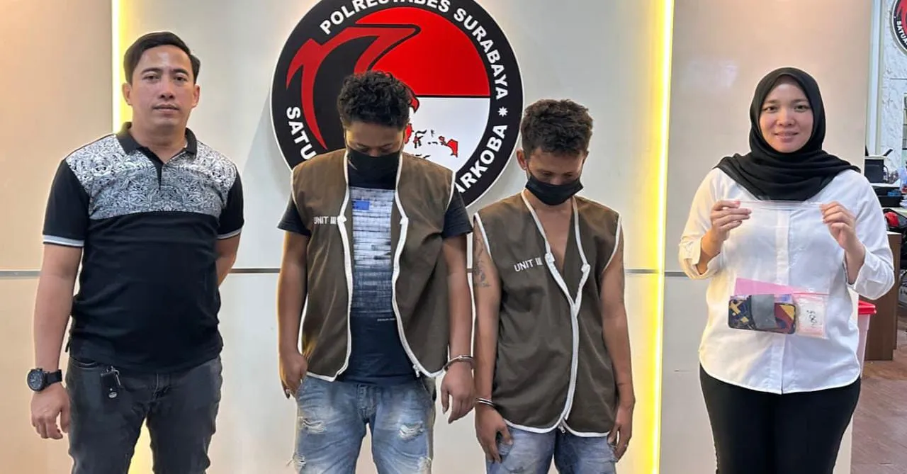Polisi Menangkap Pengedar Narkoba Di Jalan Kunti