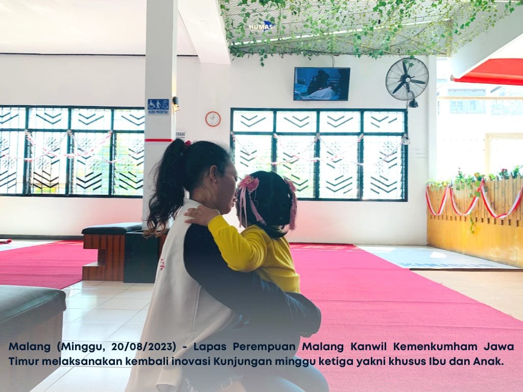 Suasana Haru Selimuti Kunjungan Ibu dan Anak di Lapas Perempuan Malang