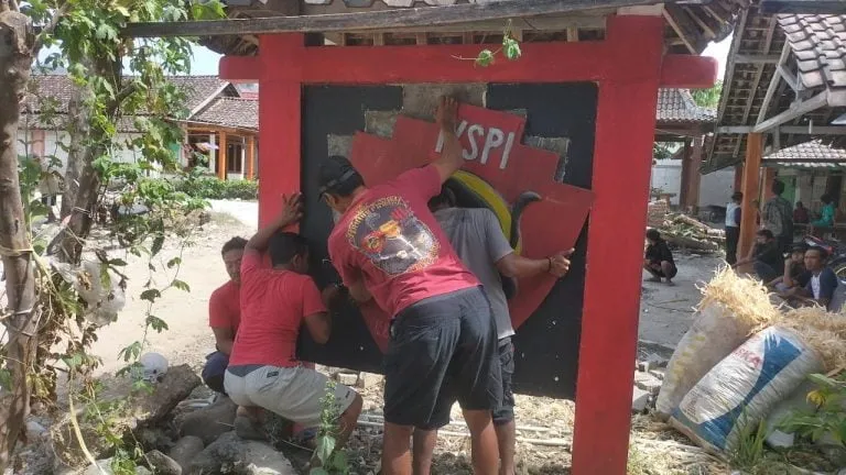 Tujuh Tugu Silat Mulai Dibongkar Dengan Sukarela, Kapolres Bojonegoro Beri Apresiasi