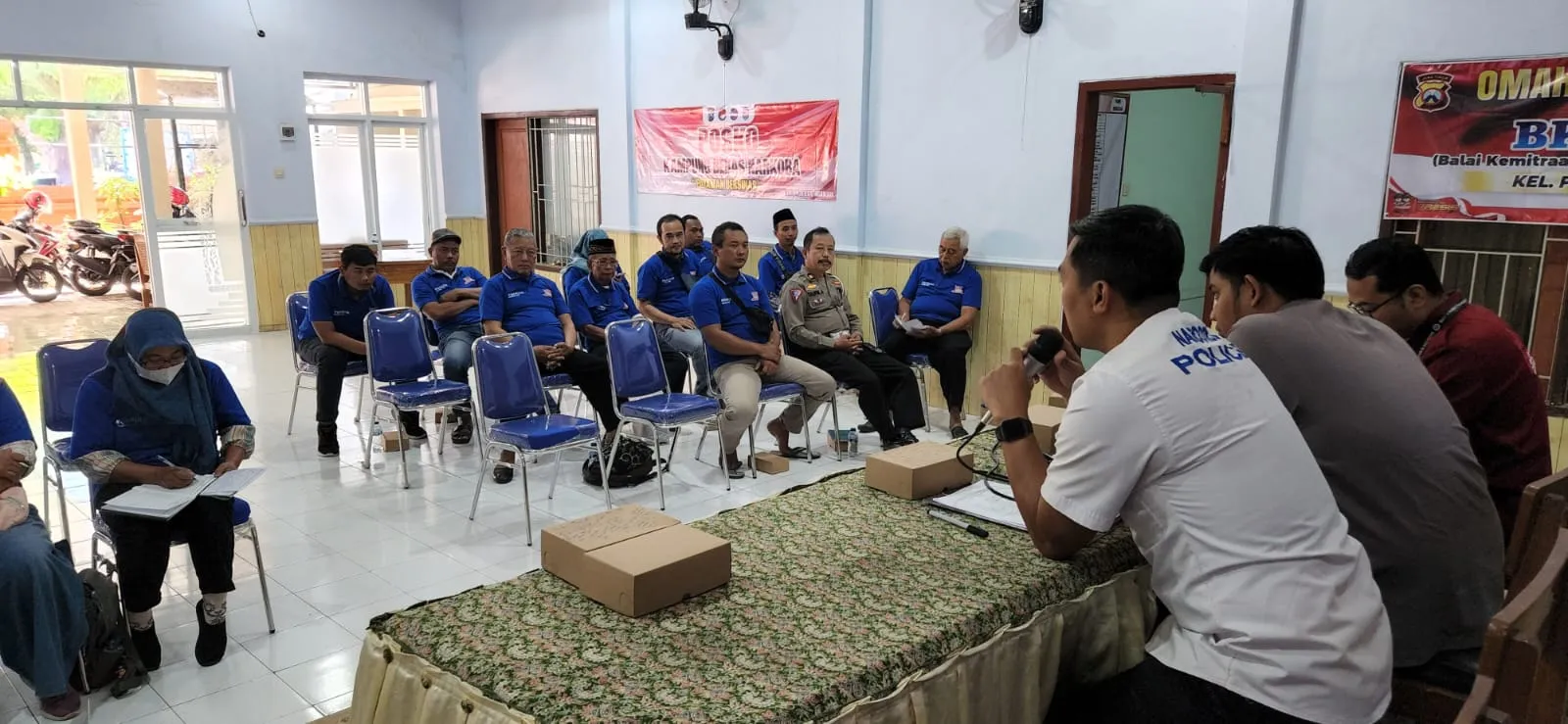 Polres Nganjuk Gandeng BNNK dan Pemkab Wujudkan Kampung Bebas dari Narkoba