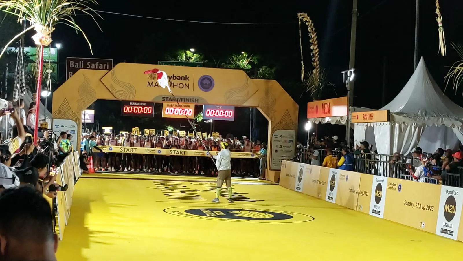 Pelaksanaan Maybank Marathon 11 th Anniversary Tahun 2023 di Wilayah Kabupaten Gianyar
