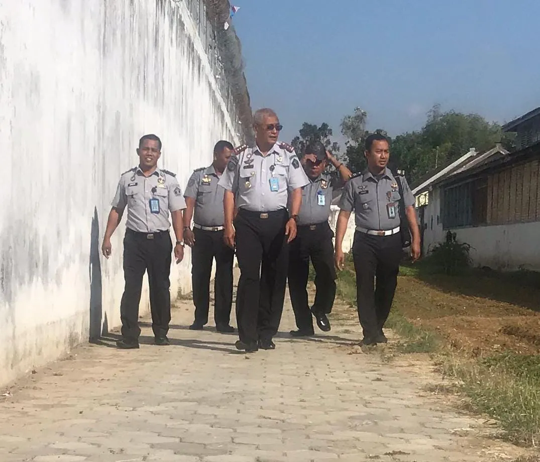 Cegah Gangguan Keamanan, Lapas Pamekasan Laksanakan Kontrol Branghang