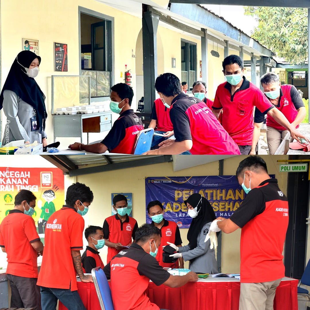 Pelatihan Kader Kesehatan Lapas Kelas I Malang Tentang Pemeriksaan Kesehatan Dasar