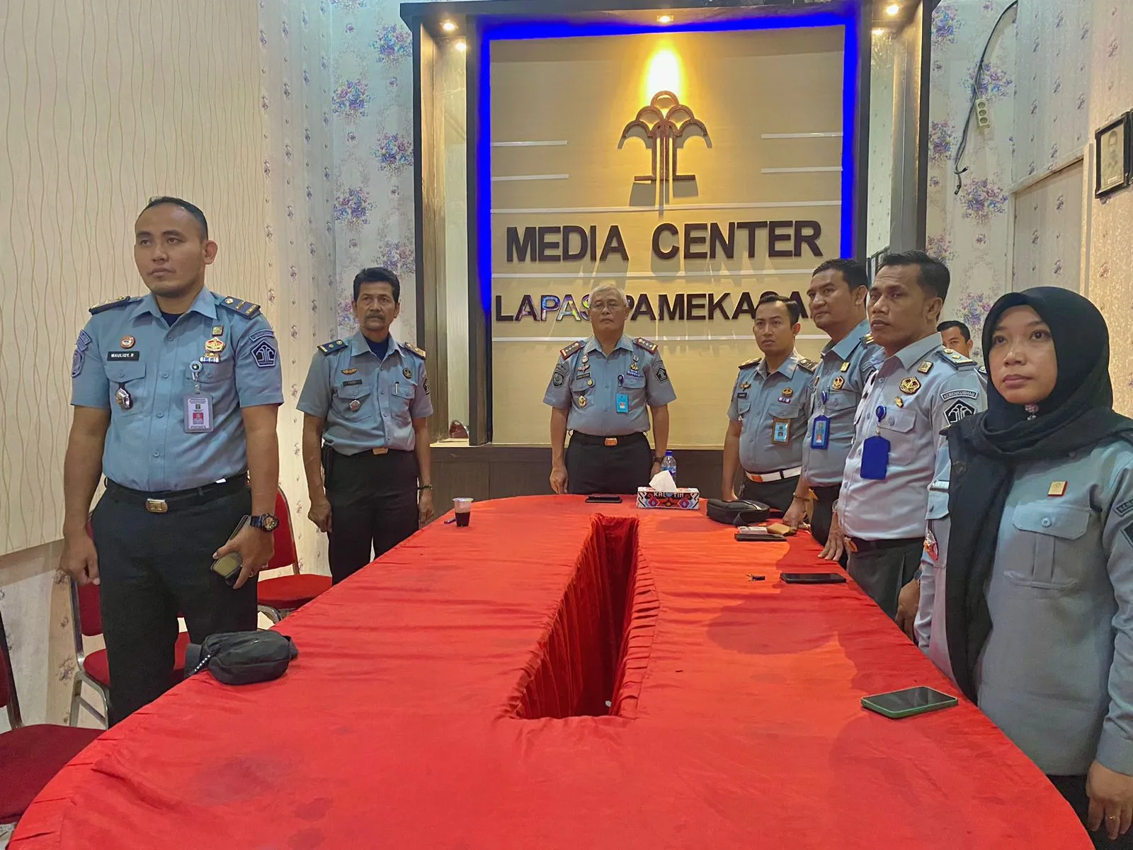 Menteri Hukum dan HAM Resmi Lantik Pimpinan Tinggi Madya, Lapas Pamekasan Ikuti secara Virtual