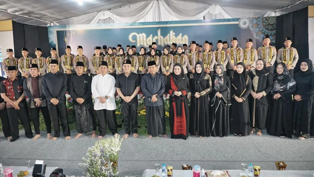 Polrestabes Surabaya gelar Sholawatan bersama Tim Hadrah Aulian Musthofa Polda Jatim