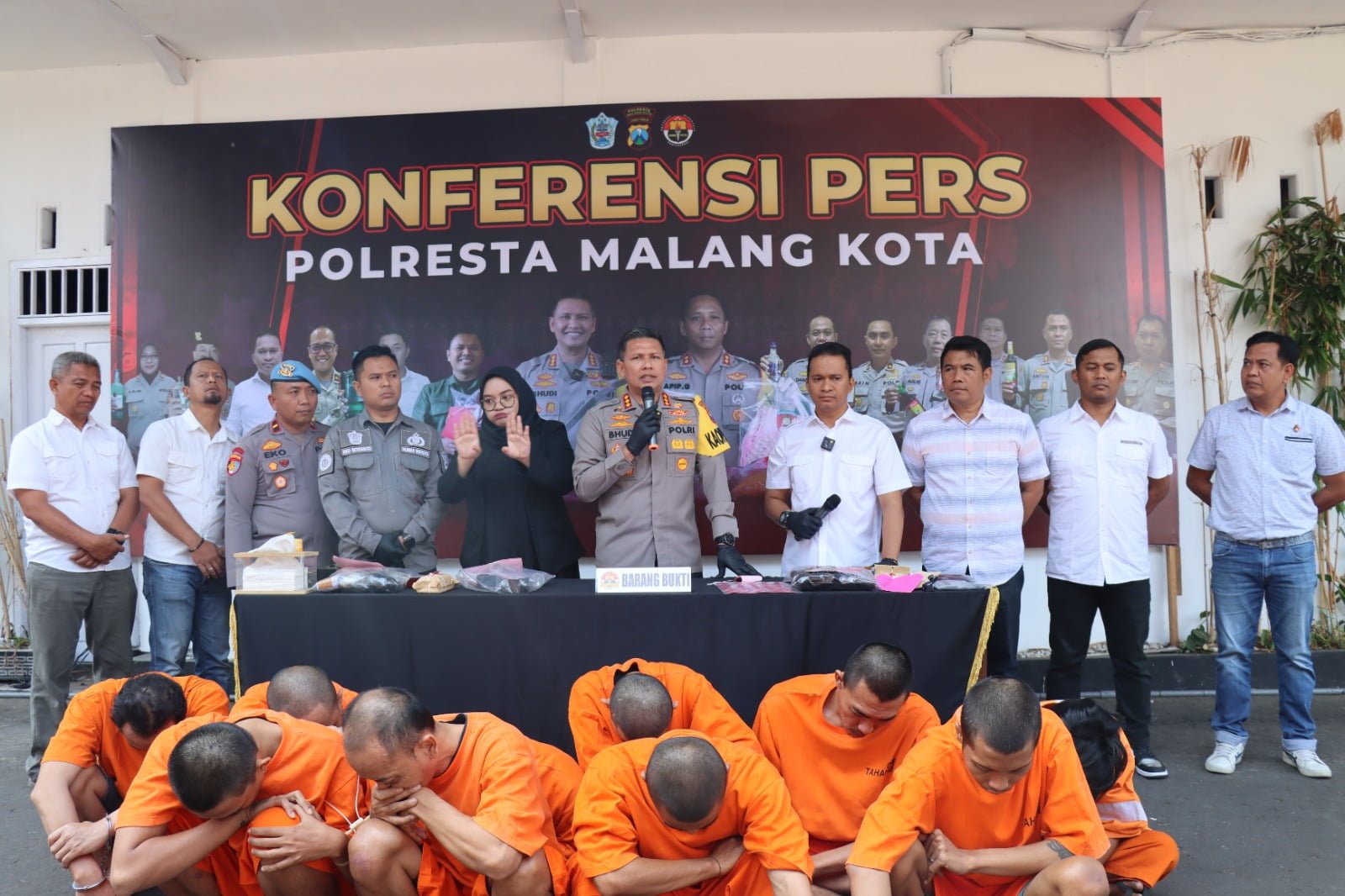 26 Tersangka Narkoba Berhasil Di Ringkus Polresta Malang Kota