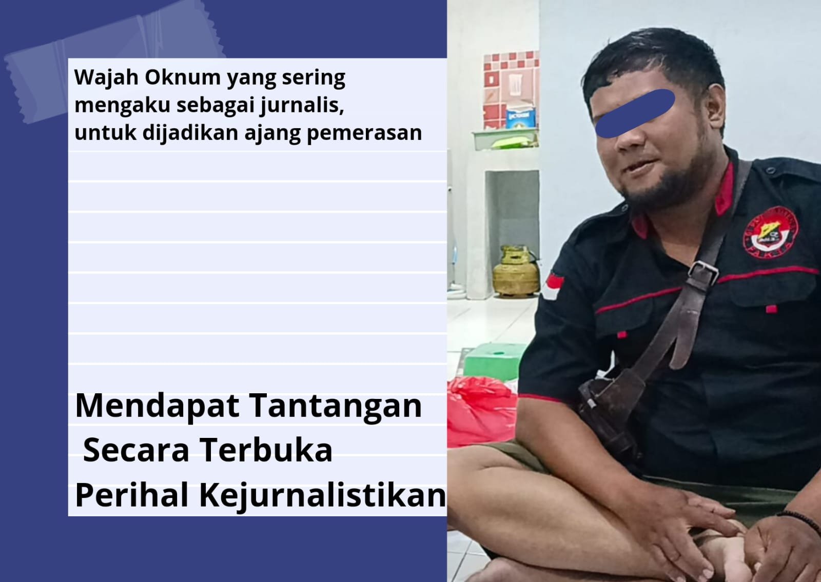 Umar Bikin Tantangan Secara Terbuka Kepada Rio Yang Mengaku Sebagai Wartawan