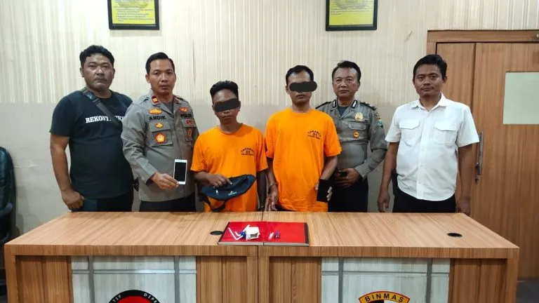 Reskrim Polsek Cerme Berhasil Ringkus 2 Pengedar Sabu