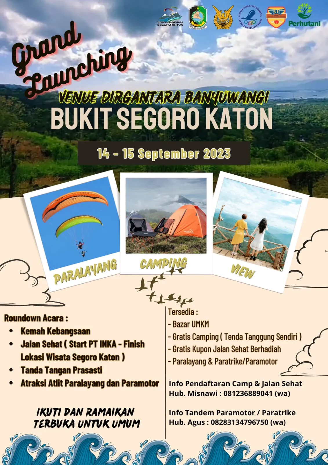 Intip Keindahan Bukit Segoro Katon, Spot Olah Raga Dirgantara dengan View Memukau Di Banyuwangi