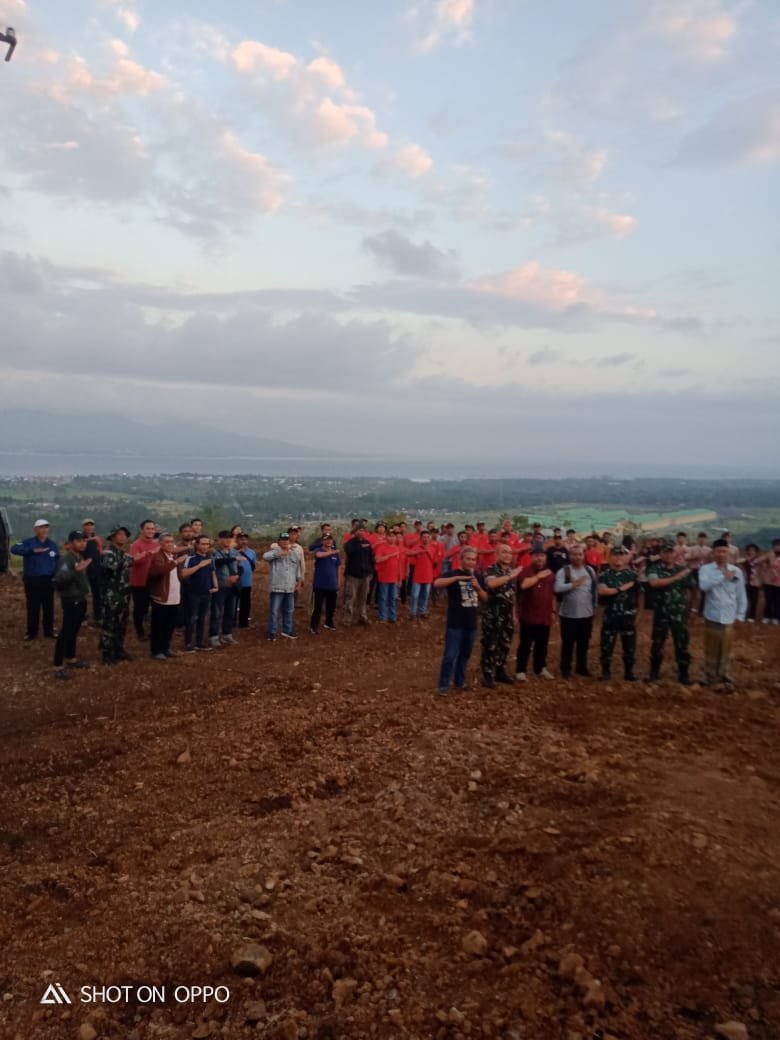 Danlanud Abd.Saleh Malang membuka Perkemahan Dirgantara dan Wawasan Kebangsaan di Bukit Segoro Katon