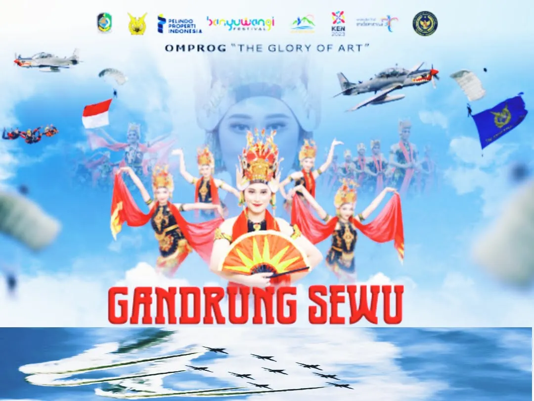 Pemerintahan Banyuwangi dan TNI AU Berkolaborasi Dalam Acara Festival Gandrung Sewu 2023 dan Semarak Dirgantara, Berbeda dan Berjalan Meriah