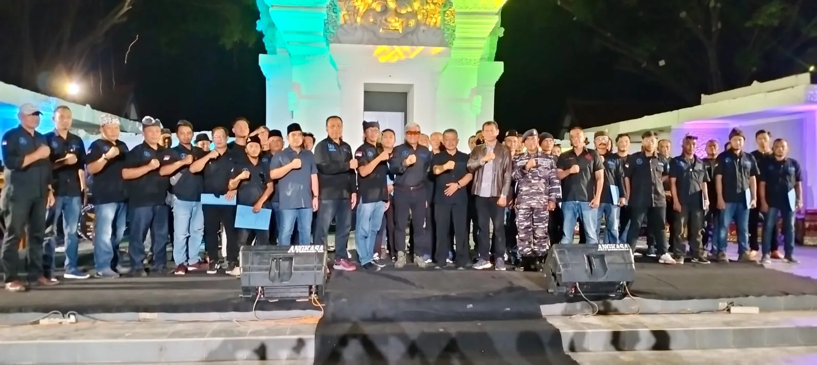 Pelantikan DPC Laskar Bali Shanti Jetli Team Banyuwangi dan Pengukuhan Seluruh Korlap se Banyuwangi.