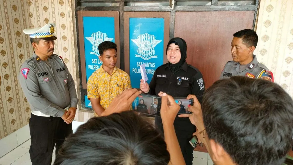 Aksi Sopir Truk Oleng yang Viral di Tiktok Telah Berhasil Diamankan Polres Sumenep