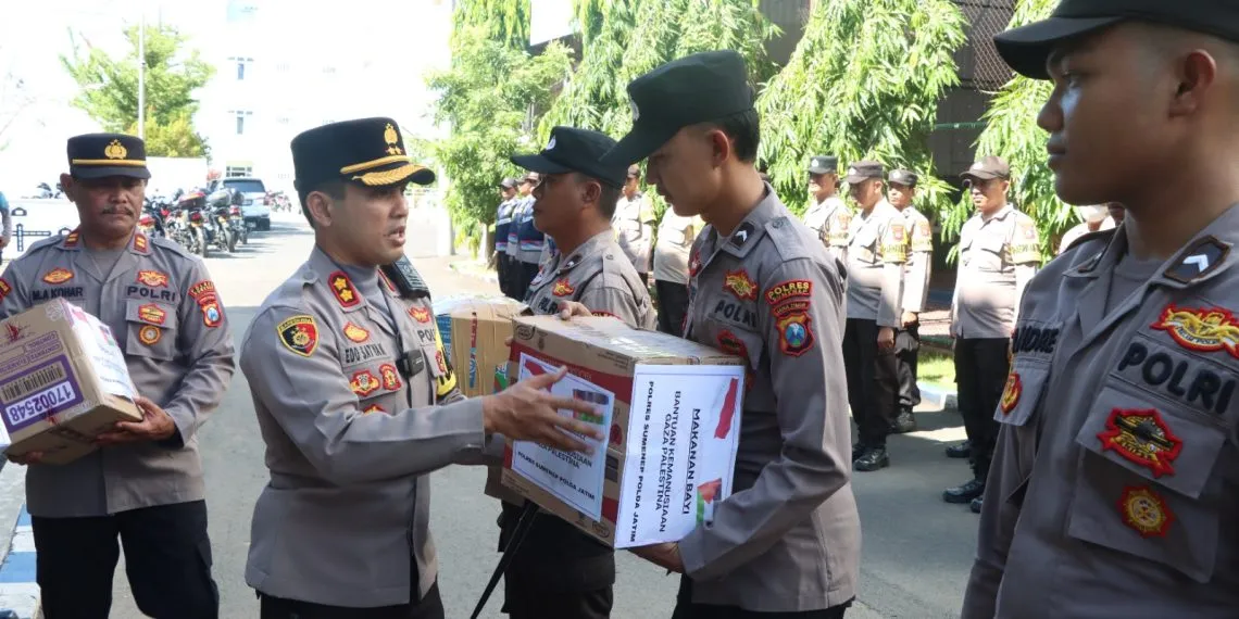 Polres Sumenep Salurkan Bantuan Kemanusian Untuk Palestina