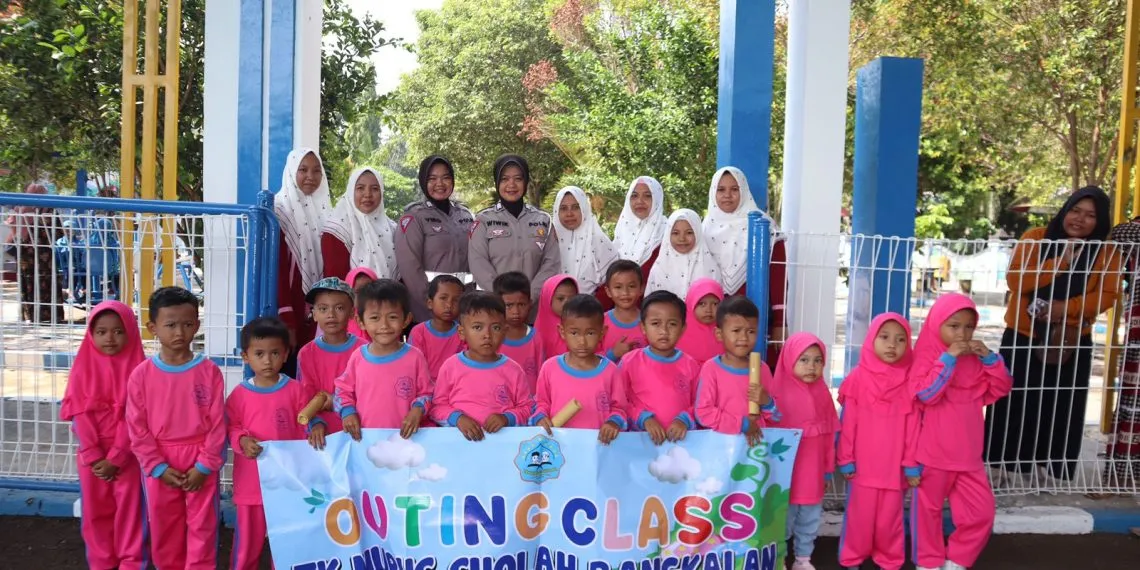 Kenali Rambu Lalu Lintas, Satlantas Polres Bangkalan Gelar Polisi Sahabat Anak