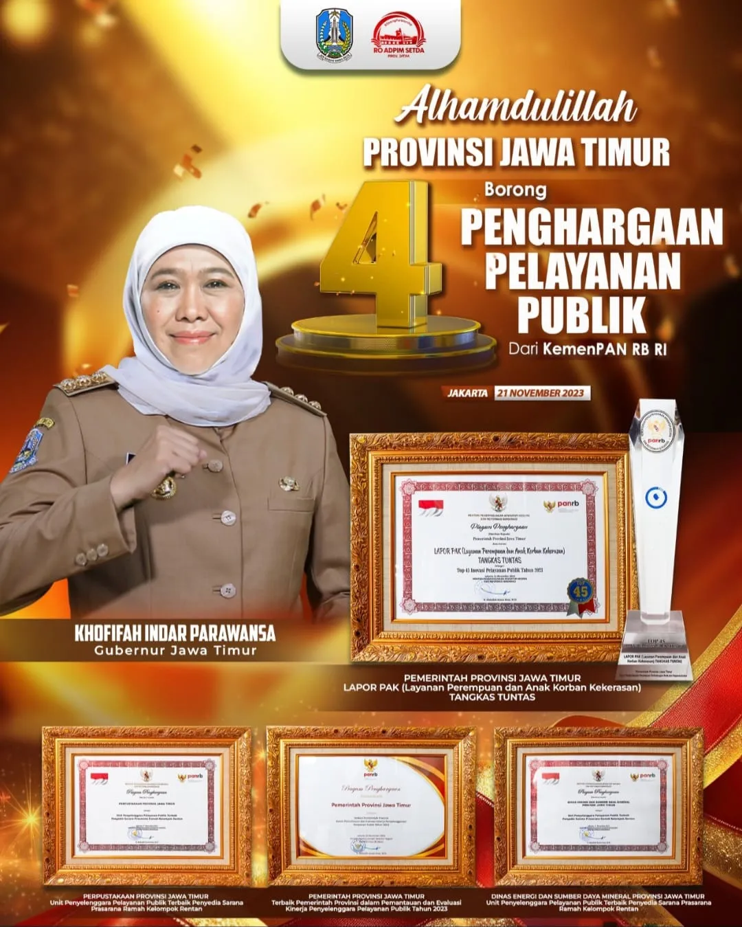 Jatim Juara Favorit 1 Lomba Masak Ikan Nasional Kategori Produk Olahan Keluarga