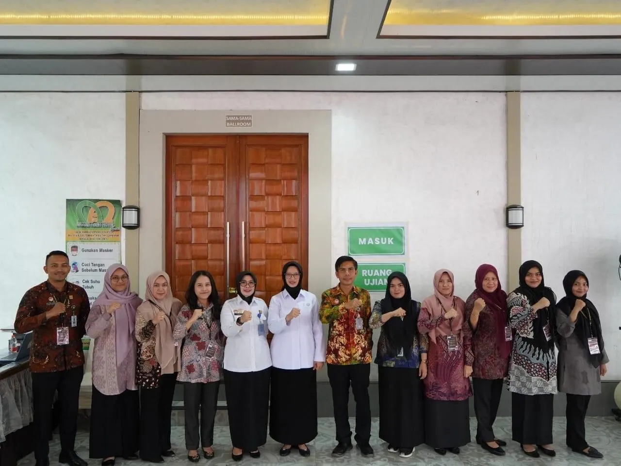 Inspektur wilayah I kemenkumham tinjau proses pelaksanaan SKPD CPNS kemenkumham di hotel grand aceh syariah