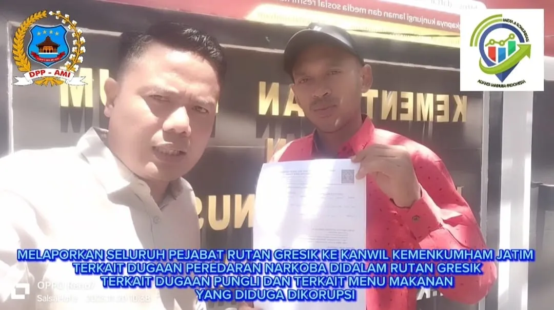 Karutan Gresik dan Jajarannya Resmi Dilaporkan Ke Kanwil Kemenkumham Jatim 
