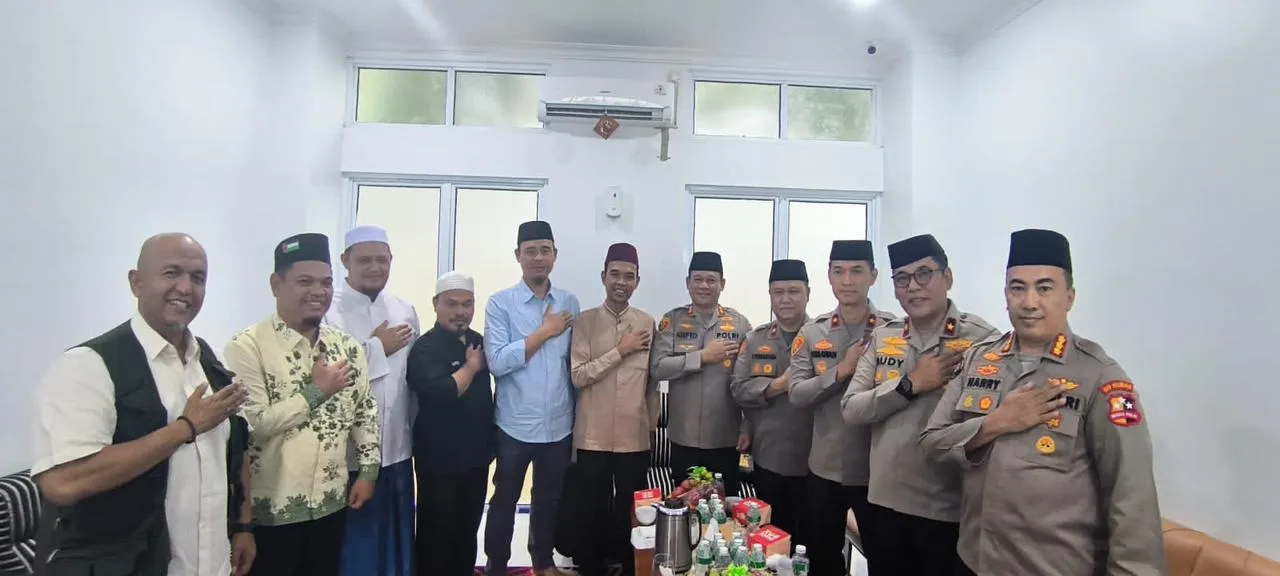 Silaturahmi dengan Kaops NCS Polri, UAS Serukan Masyarakat Jaga Ketertiban Jelang Pemilu