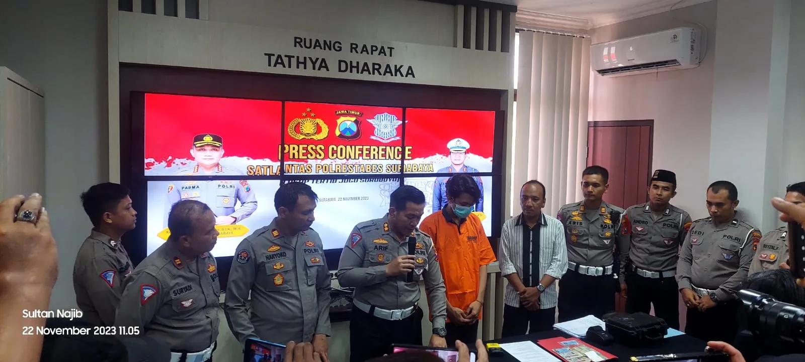 Dua Kasus Lakalantas Yang Meregut Nyawa Diungkap Polrestabes Surabaya