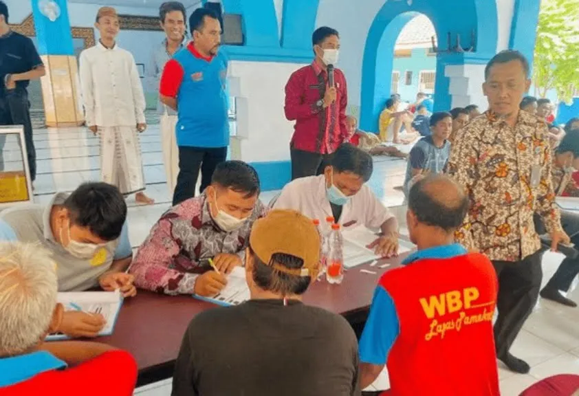 Cegah Penularan TBC, Lapas Pamekasan Skrining Kesehatan Massal Warga Binaan