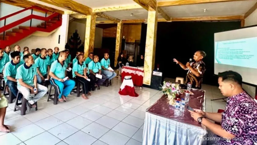 TAHANAN LAPAS KELAS I MALANG DAPAT SOSIALISASI BANTUAN HUKUM