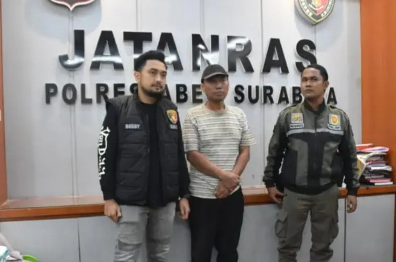 Anggota Polrestabes Surabaya Berhasil Amankan Pengemis yang Paksa Minta Rp 5 Ribu yangbSempat Viral.di Medsos