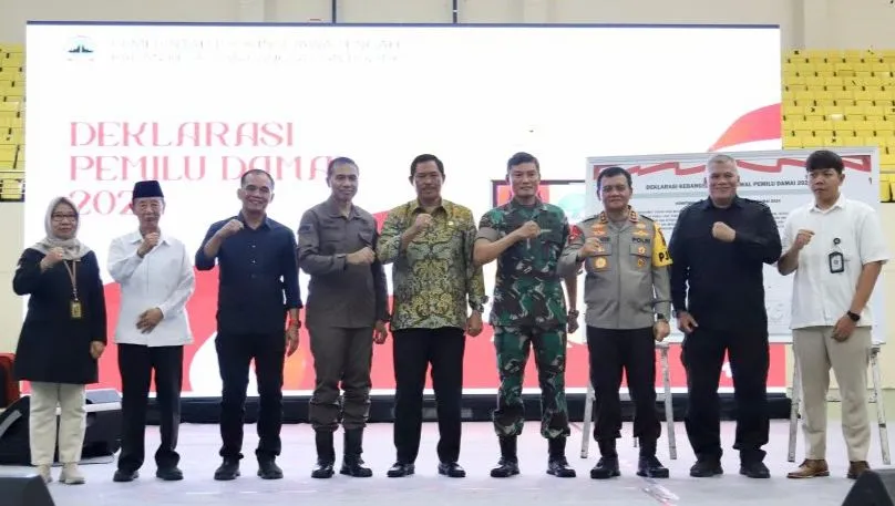 Hadiri Deklarasi Pemilu Damai, Kapolda Jateng: Ini Merupakan Cooling System agar Pemilu Damai dapat Terwujud