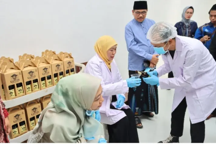 Gubernur Khofifah Resmian Pabrik Kapiten Nusantara