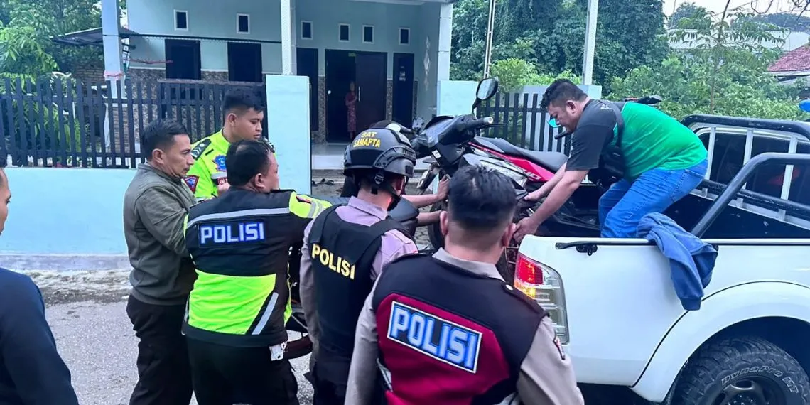 Patroli Gabungan Polres Bangkalan Amankan 30 Sepeda Motor Hasil Balap Liar