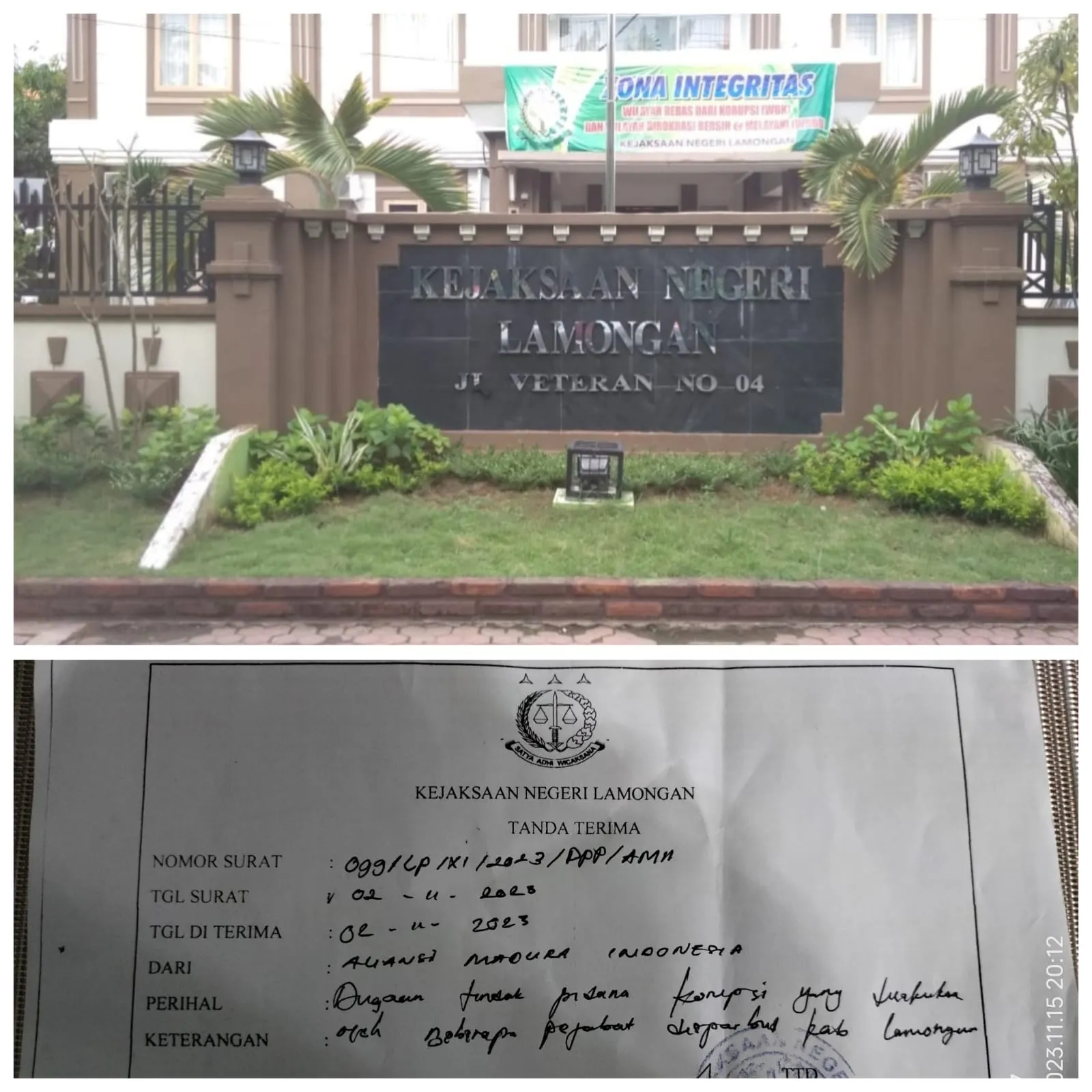 AMI ; Kinerja Kejari Lamongan Nol Besar dan Hanya Pandai Membangun Pencitraan