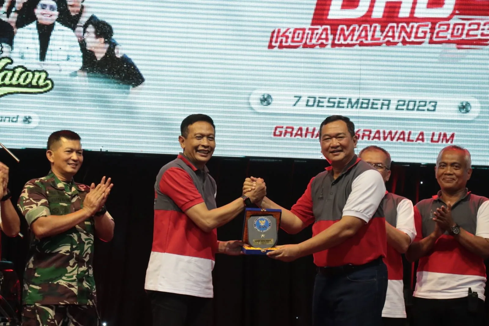 Wujudkan Kota “Bersinar”, Polresta Malang Kota Bersama Forkopimda dan 5000 Pemuda Deklarasikan “War On Drugs"