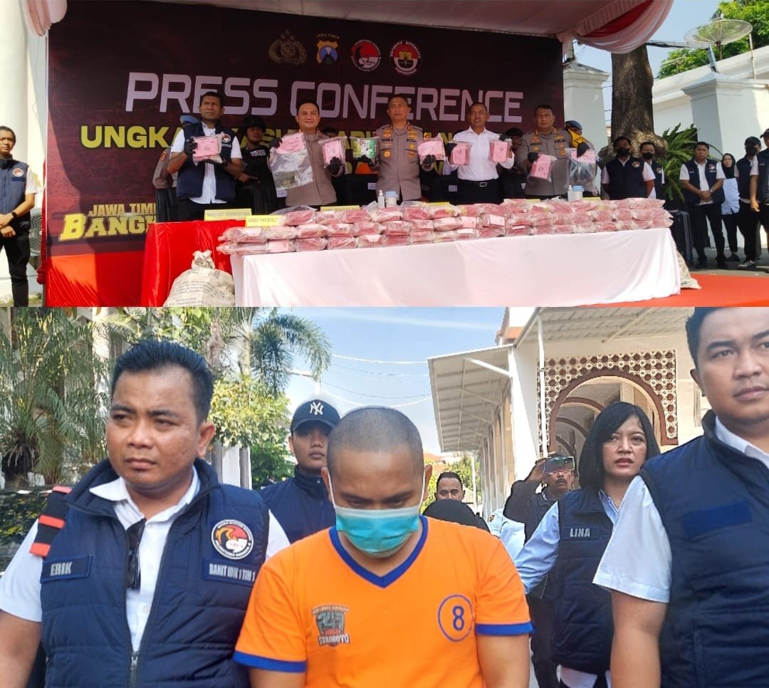Satresnarkoba Polrestabes Surabaya Berhasil, Mengungkapkan kasus Jaringan Narkotika Sumatra-Jawa.