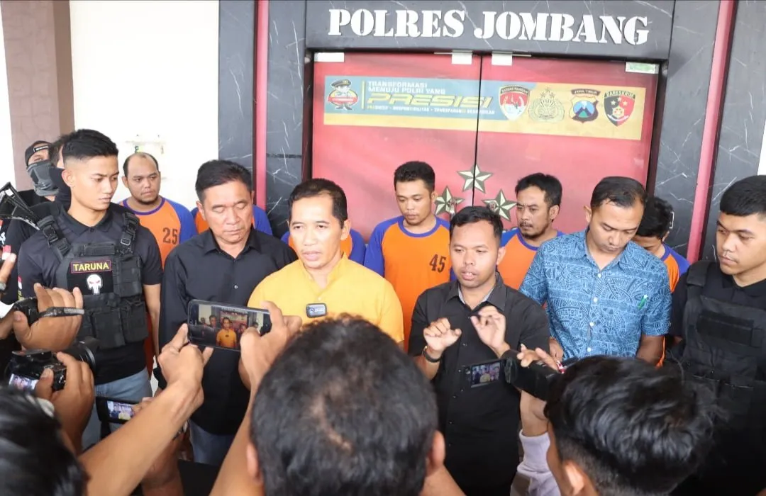 Polres Jombang Berhasil Amankan Komplotan Curanmor Berikut Penadahnya 