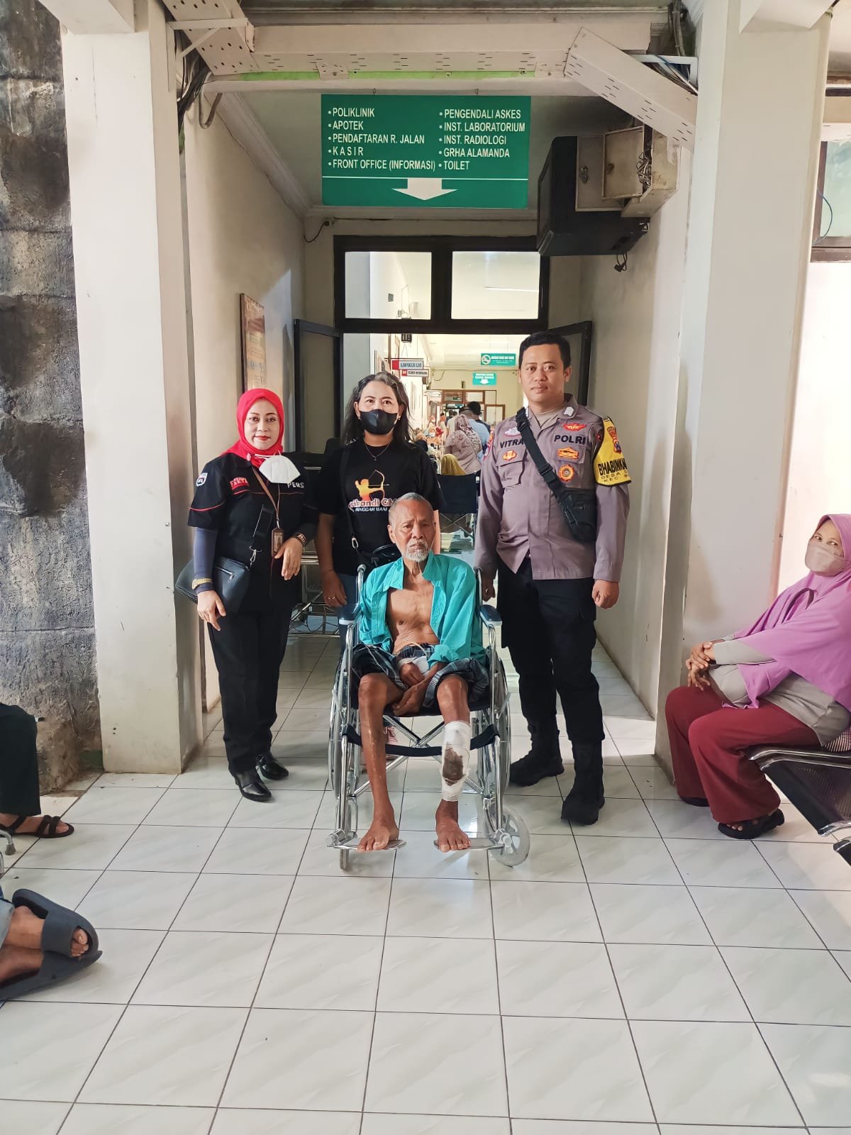 Polres Nganjuk Lakukan Pendampingan atas Pengobatan