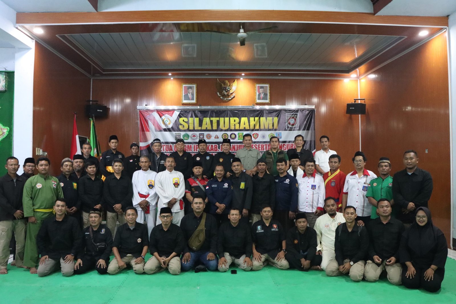 Kapolres Nganjuk, AKBP Muhammad, S.H., S.I.K., M.Si., menghadiri Silaturahmi Antar perguruan silat se-Kabupaten Nganjuk yang dinaungi oleh Ikatan Pencak Silat Indonsia (IPSI) Kabupaten Nganjuk, Selasa(30/01/2024).