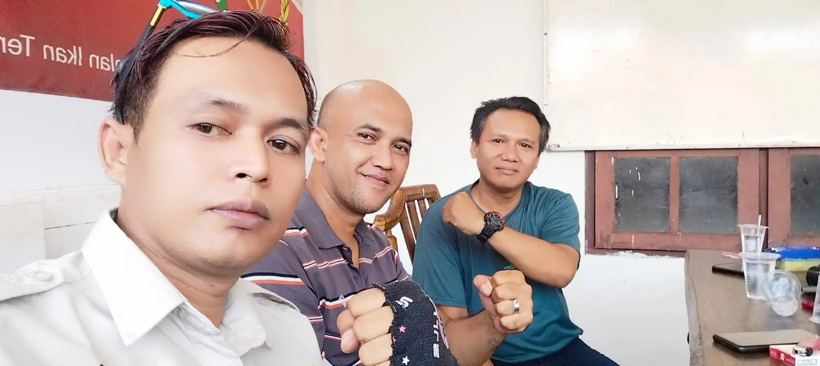 Bangun Sinergitas, Danunit Intel Lanal Banyuwangi Sambangi Kantor PWRI DPC Banyuwangi