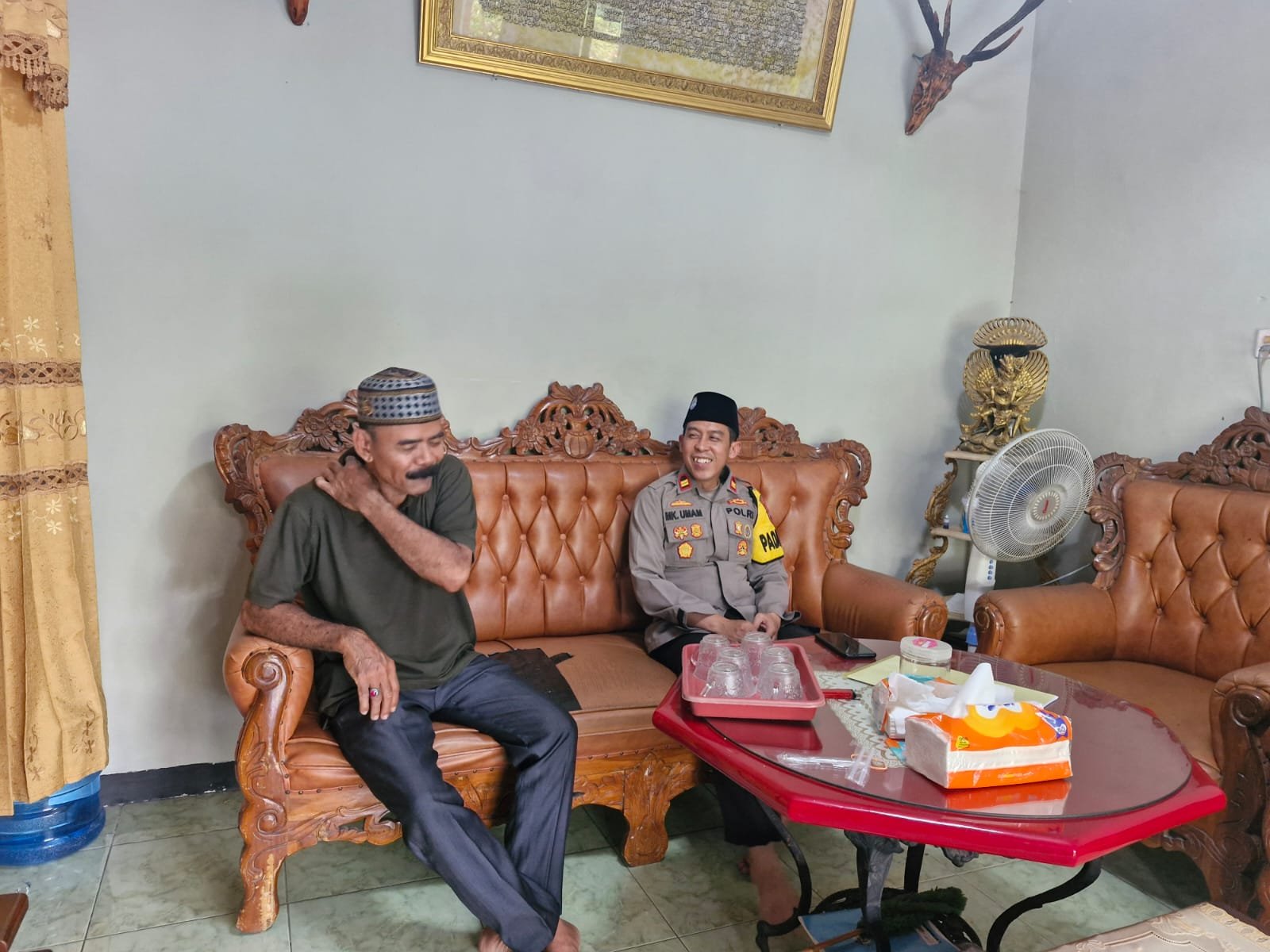 Sambang Toga Tomas Pasca Pemungutan Suara, Polres Mojokerto Intensifkan Cooling